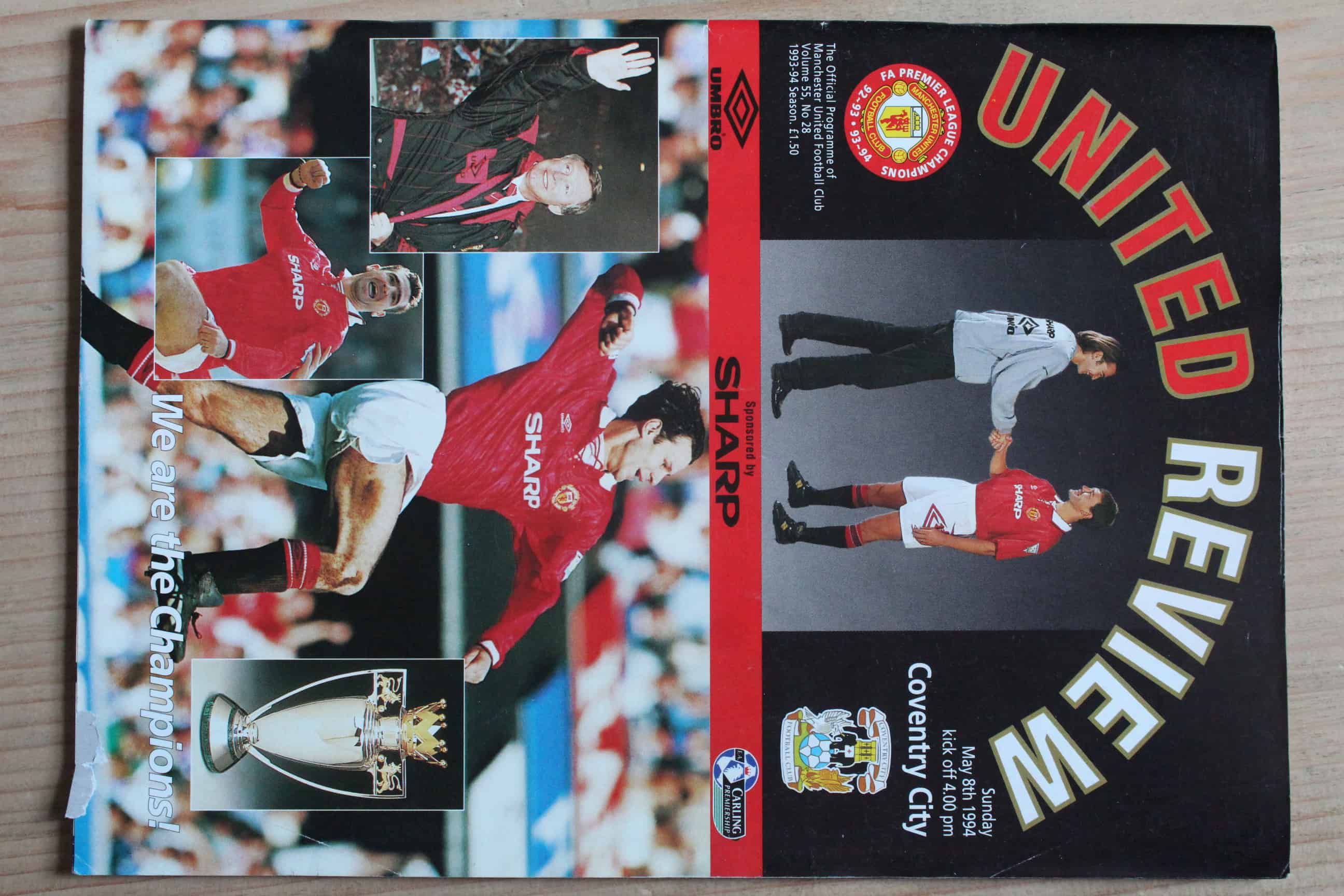 Manchester United FC v Coventry City FC